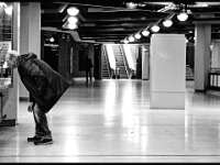 Spaziergang in  Hannover am  8.01.2023  U-Bahn Aegidienplatz