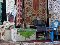 Buchara - in einer Teppichhandlung  Usbekistan 2018