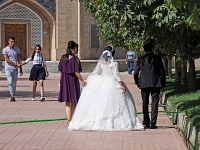 Samarkand - Hochzeiten sahen wir häufig  Usbekistan 2018